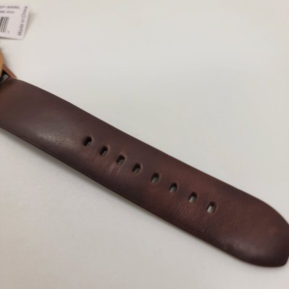 New Original Grain Men Watch Whiskey Espresso Minimalist 40mm Italian Leather - Picture 8 of 16